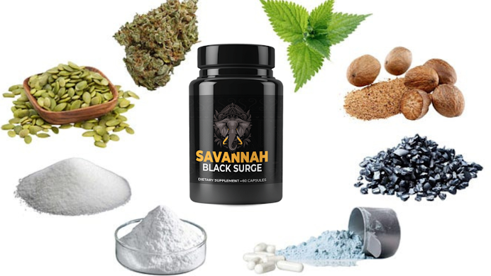 Savannah Black Surge ingrediants