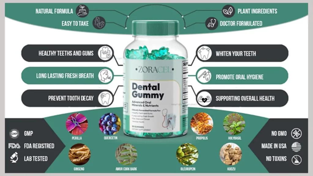 Zoracel Dental Gummy Ingredients and Benefits
