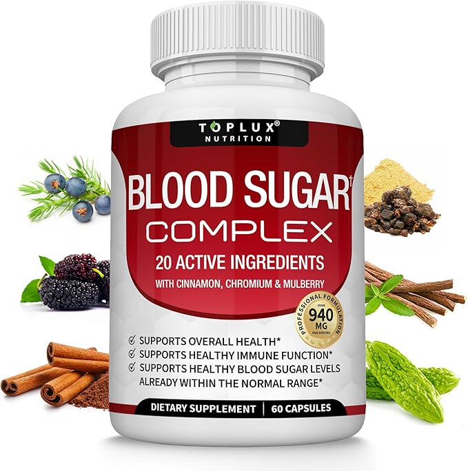 Toplux - Blood Sugar Complex Supplement