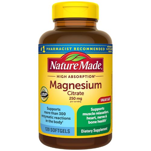 Nature Made magnesium citrate supplements