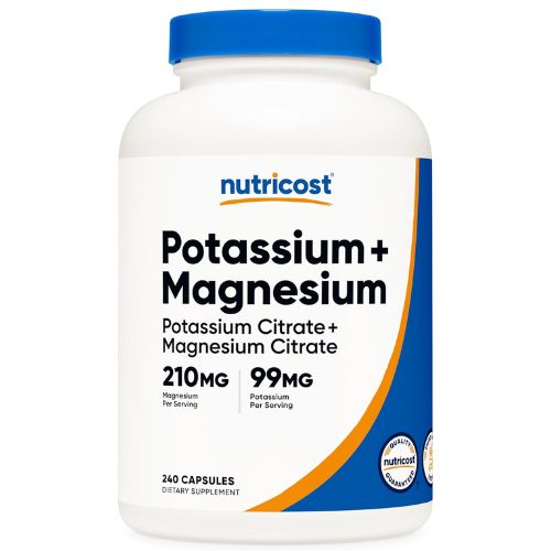 Nutricost magnesium potassium supplements