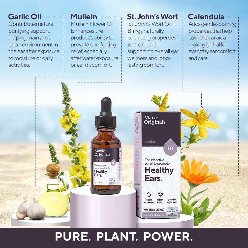 Benefits of Marie Originals Natural Ear Oil Drops