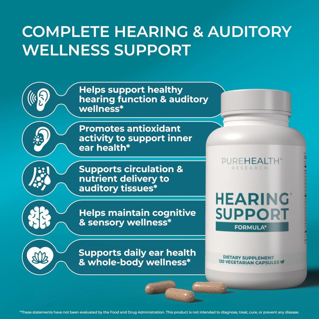 Benefits of PureHealth Research Ear Health Supplement