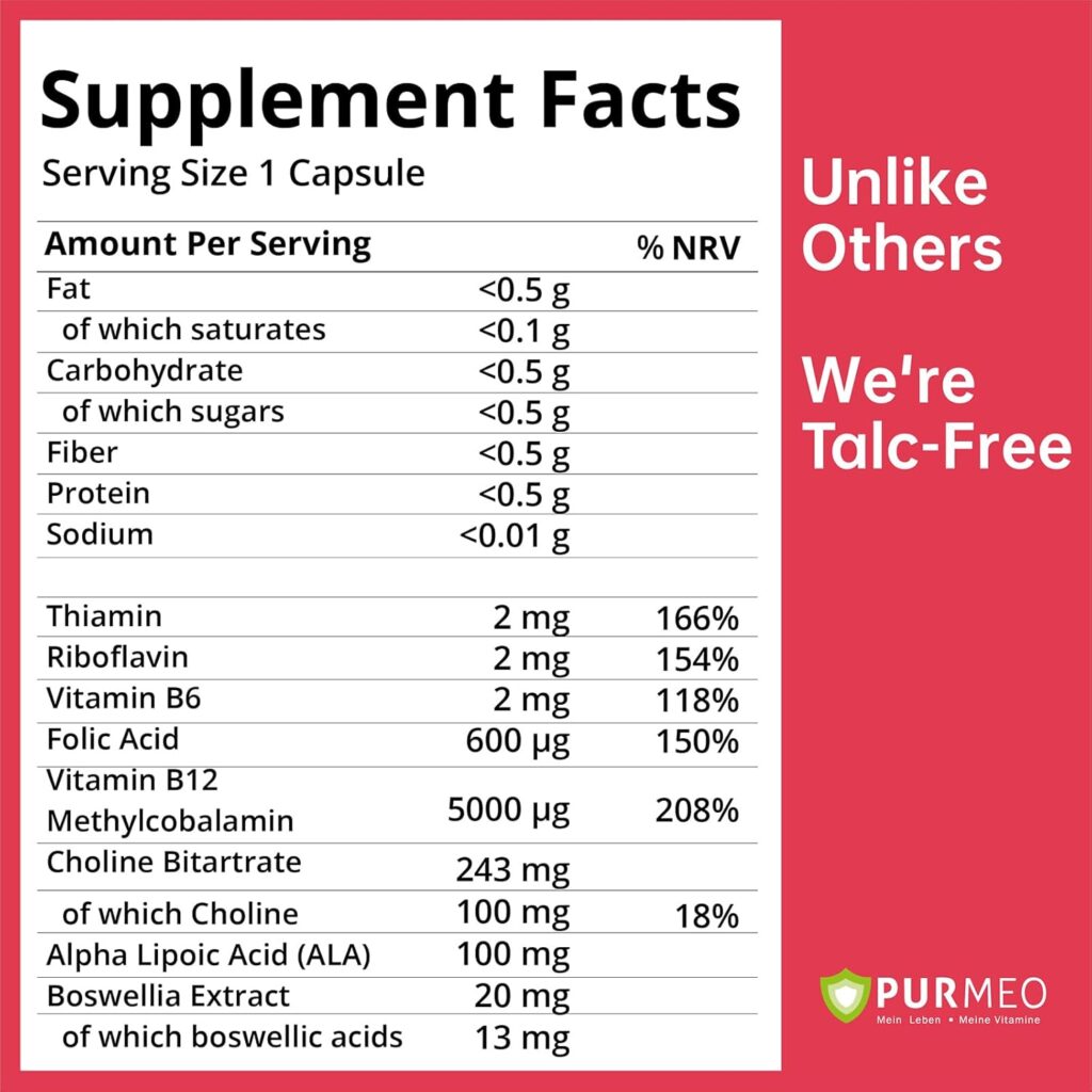 Purmeo Tinnitus Relief Ear Health Support Formula