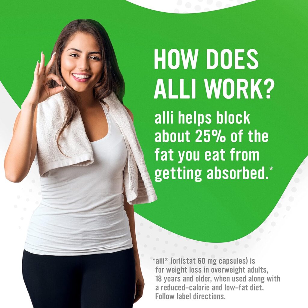 Key Benefits of Alli Weight Loss Diet Pills