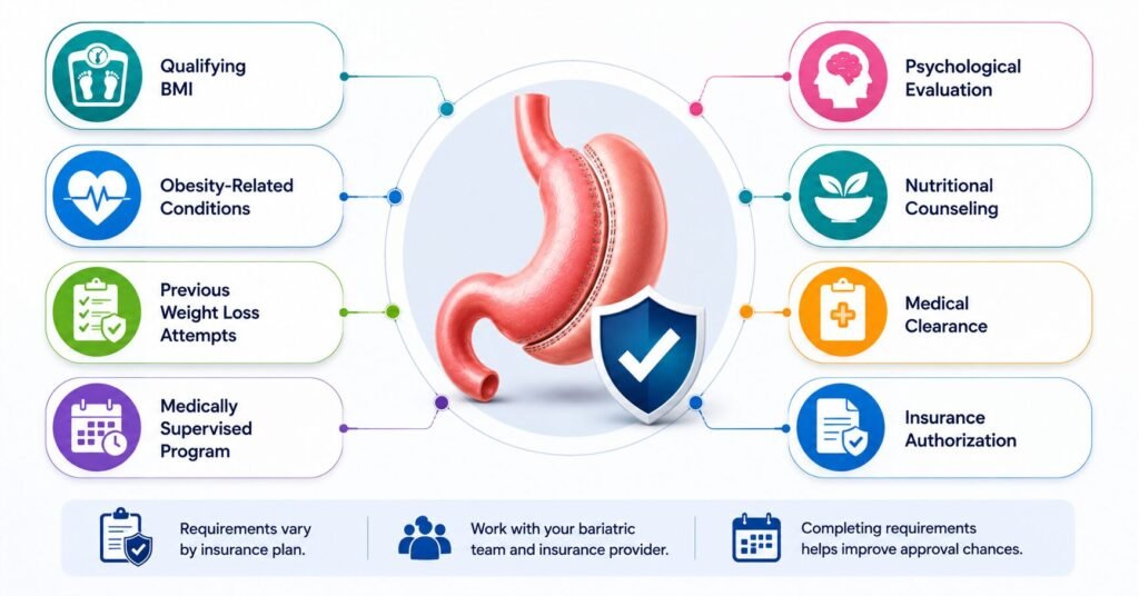 Common Insurance Requirements for Gastric Sleeve