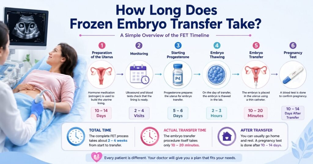 How Long Does Frozen Embryo Transfer Take