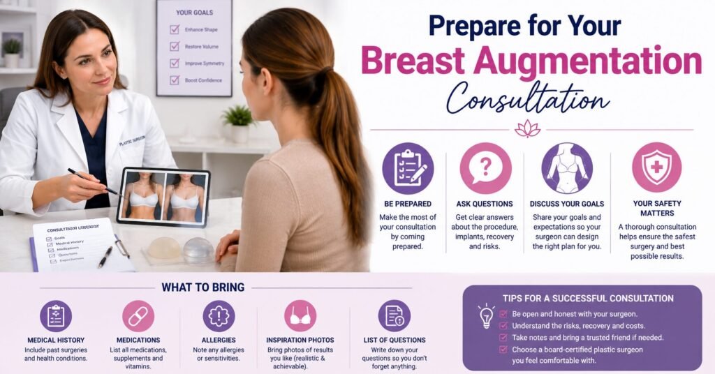 Prepare for Your Breast Augmentation Consultation